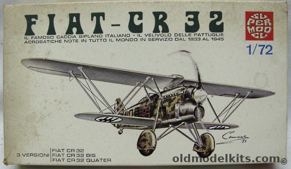 Supermodel 1/72 Fiat CR-32 - Luftwaffe/Austria/Italy/Spanish Civil War, 10-009 plastic model kit